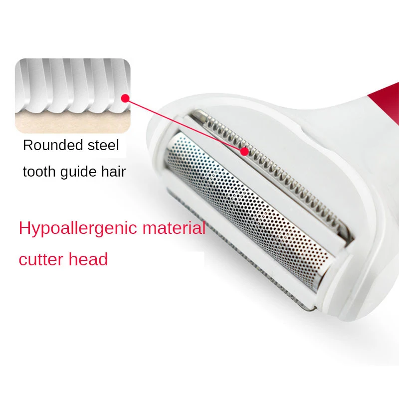 5-in-1 Electric Rechargeable Women's Epilator Lady Shaver Nose Hair Trimmer Eyebrow Shaper Leg Armpit Bikini Hair Removal