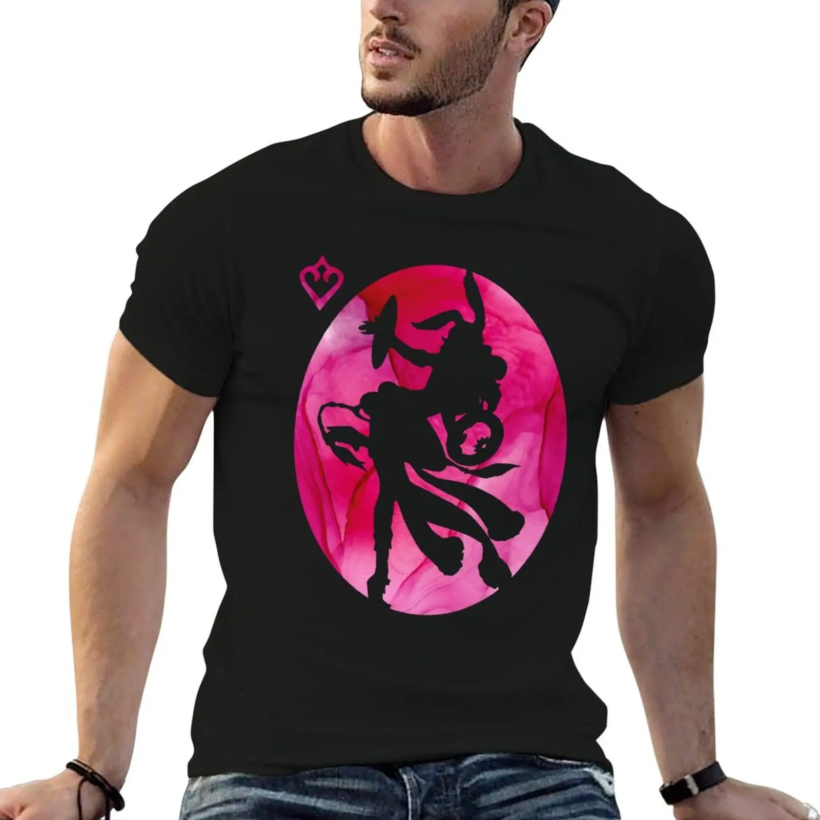 FFXIV Viera Dancer Silhouette T-Shirt designer shirts anime stuff men tshirt