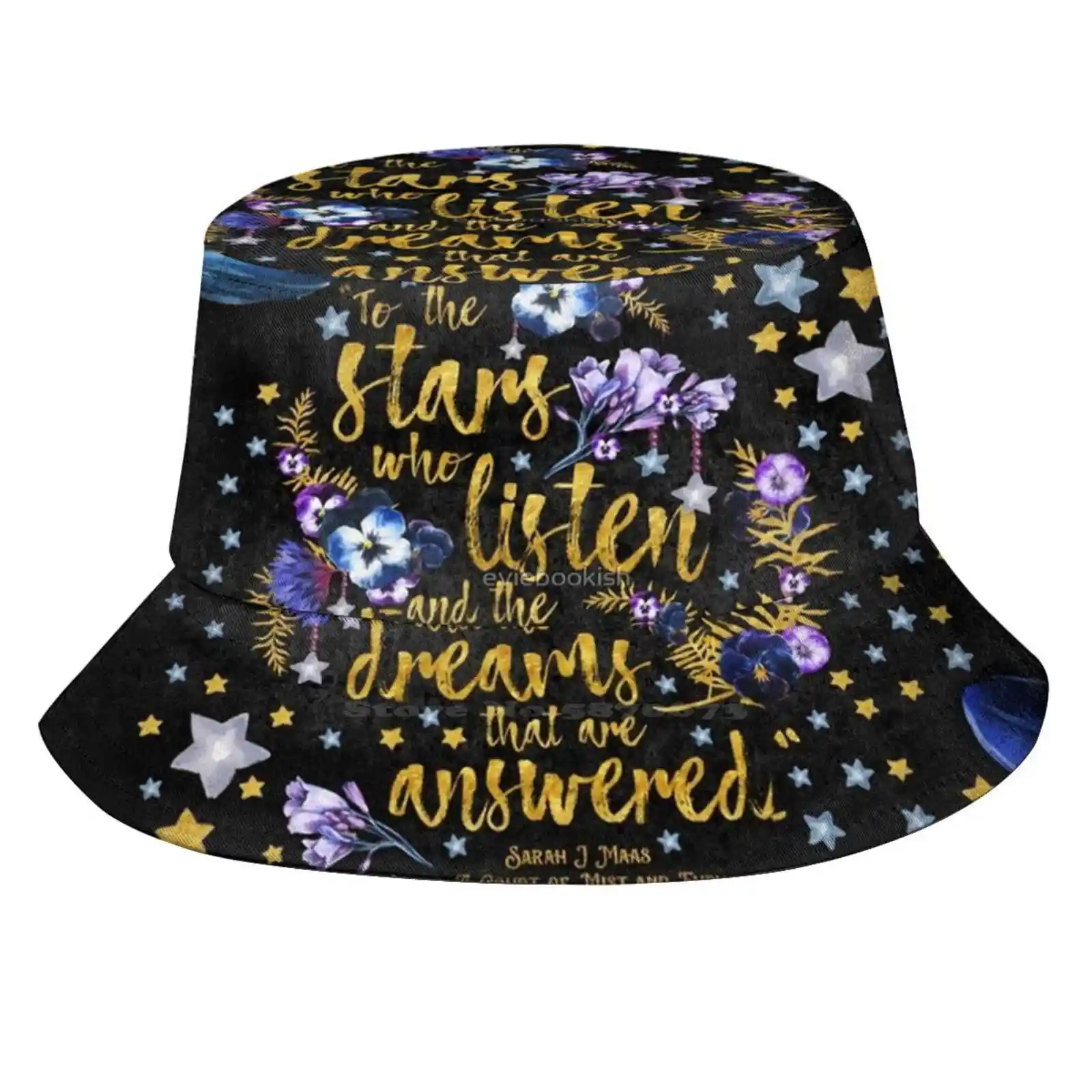 Acomaf - To The Stars Pattern Hats Outdoor Hat Sun Cap Books Reading Reader Bookworm Book Quote Stars Inspirational