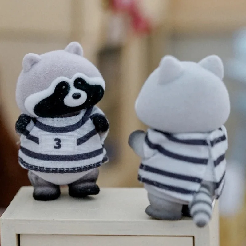 Nuova scatola cieca originale fagiolo sfocato piccola tigre foresta vicino serie scatola misteriosa modello di bambola anime giocattolo regalo a sorpresa di Natale