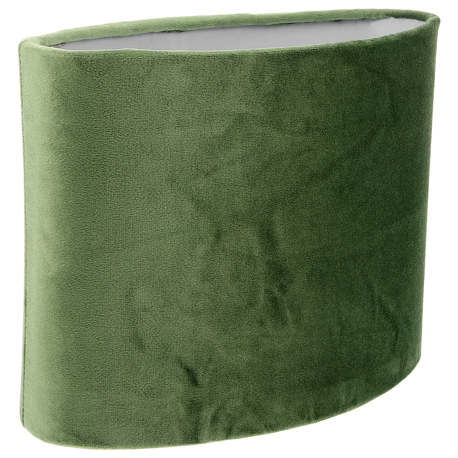 Velvet Cloth Table Lamp Oval Lampshade Fabric E27e14 Holder (dark Green Individually Packaged) Light Desktop Home Shades for