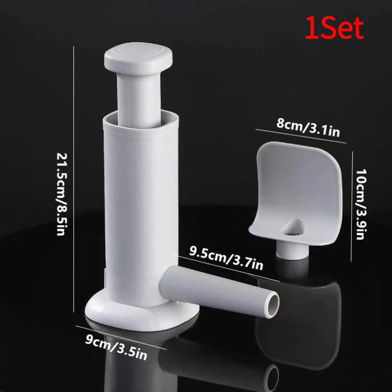 2in1 Homemade Sausage Maker With Stuffing Pipe Manual Fast Meat Stuffer Filling Machine Large Capacity Heavy Duty Kitchen Tools.