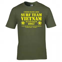 Футболка из фильма «Surf Team Vietnam», вдохновленная Апокалипсисом, топы стандартного кроя с короткими рукавами