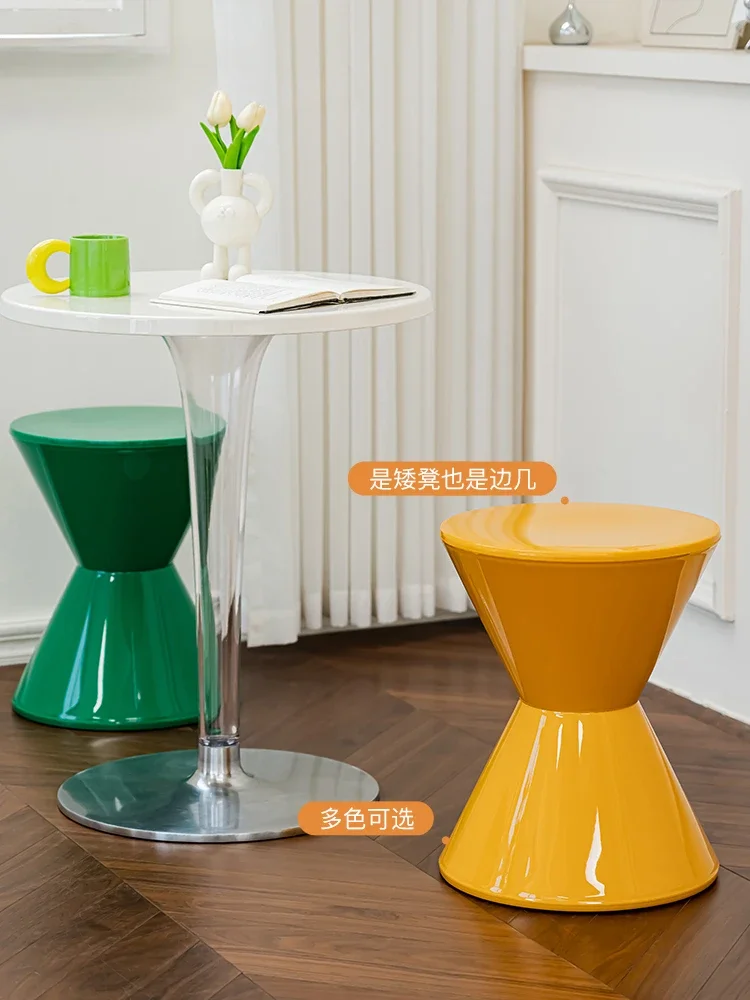 

Dwarf stools, designer's home entrance, shoe changing stools, modern small household models, internet celebrity plastic stools
