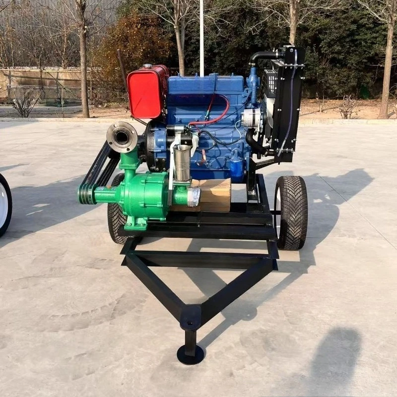 180 meters 3 inch multi-stage pump, spraying with gun, booster pump c