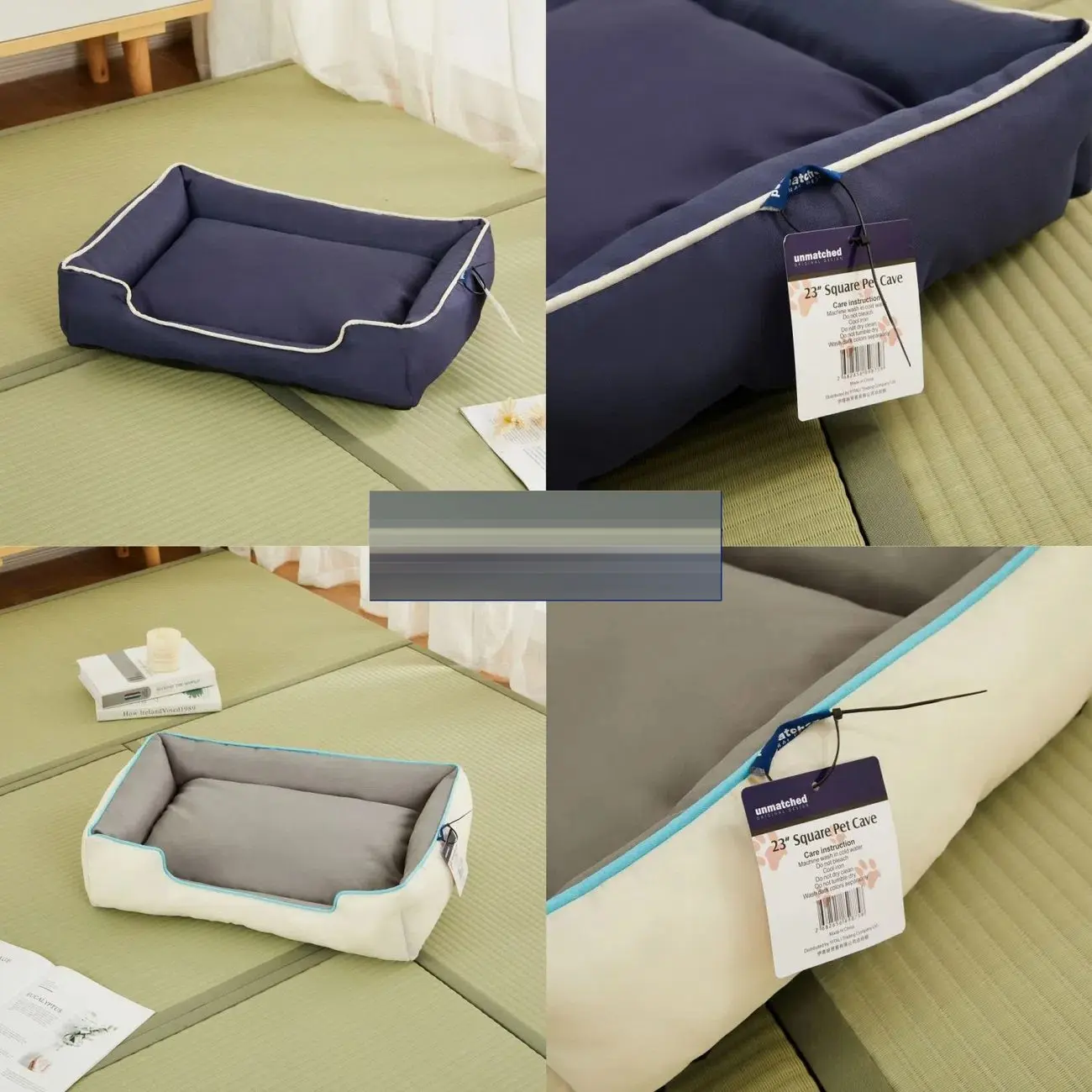 Warm Dog Bed Cat House Big Size Square Soft Dog Beds Puppy Bed House Nest Cushion Pet Product