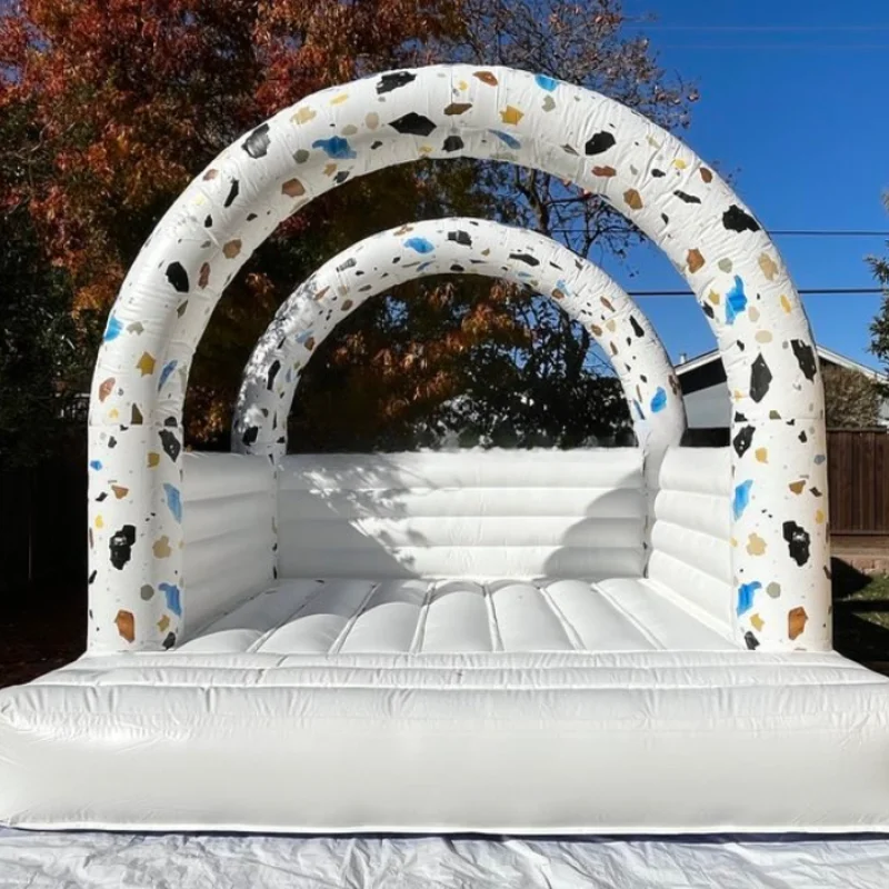 

Outdoor Indoor Inflatable Bouncy Castle PVC Bounce House Wth Vault Jump Bouncy Castle