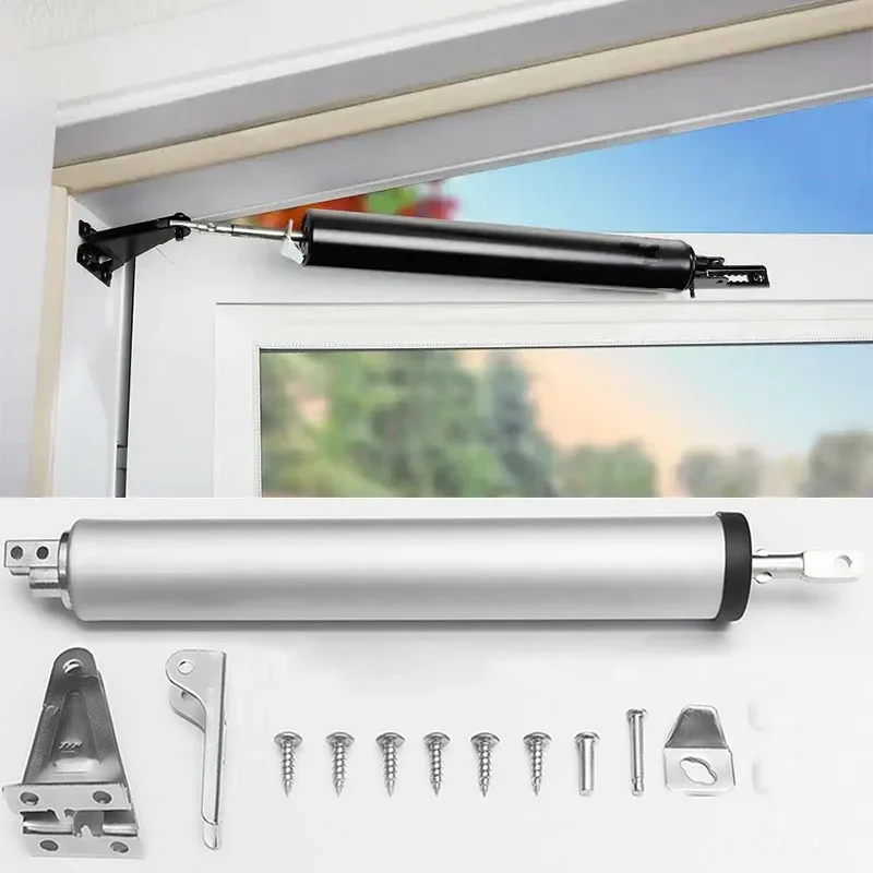 Gas Spring Automatic Door Closer Overhead Door Closer Soft Closing Device Adjustable Buffer Force Furniture Hardware