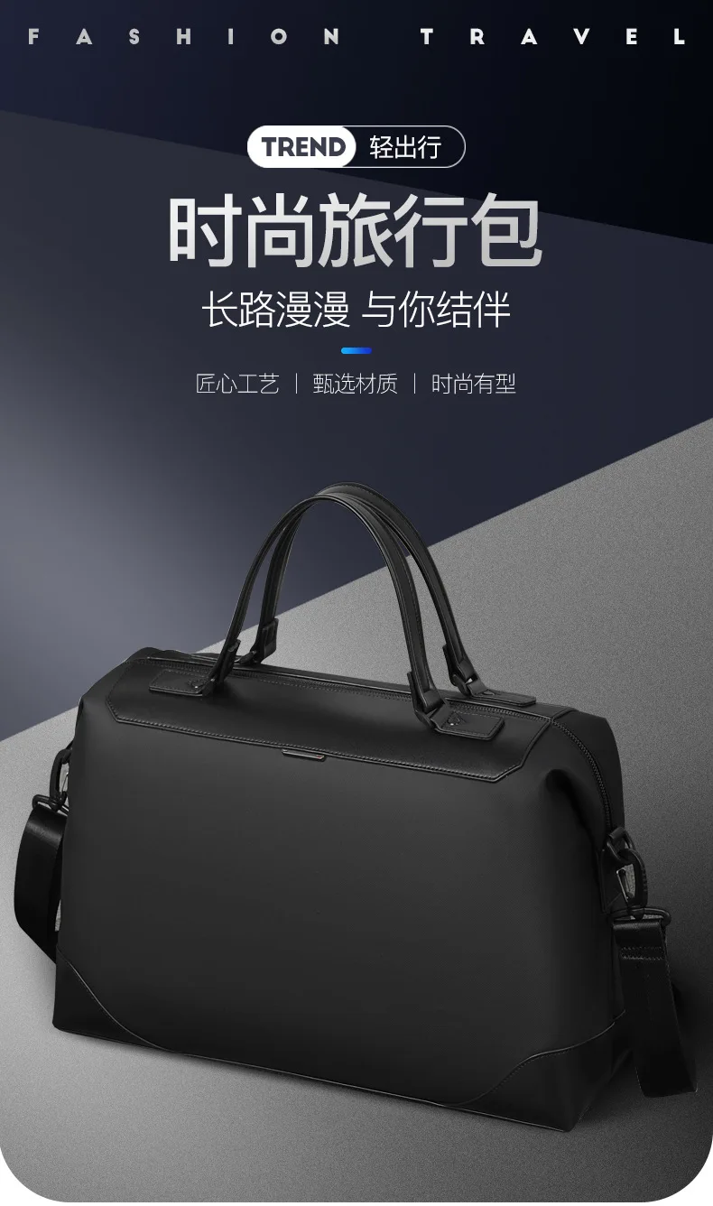 Business-Handtasche für Herren, Top-Handle-Taschen, modische, lässige Umhängetaschen für Herren, große Reisetaschen, wasserdichte Schultertasche für Männer – Detail 1