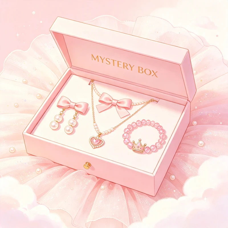 Random 1/10/20/50 Pieces Unique Jewelry Set Women Necklace Earrings Rings Small Bracelets Distinctive Accessory