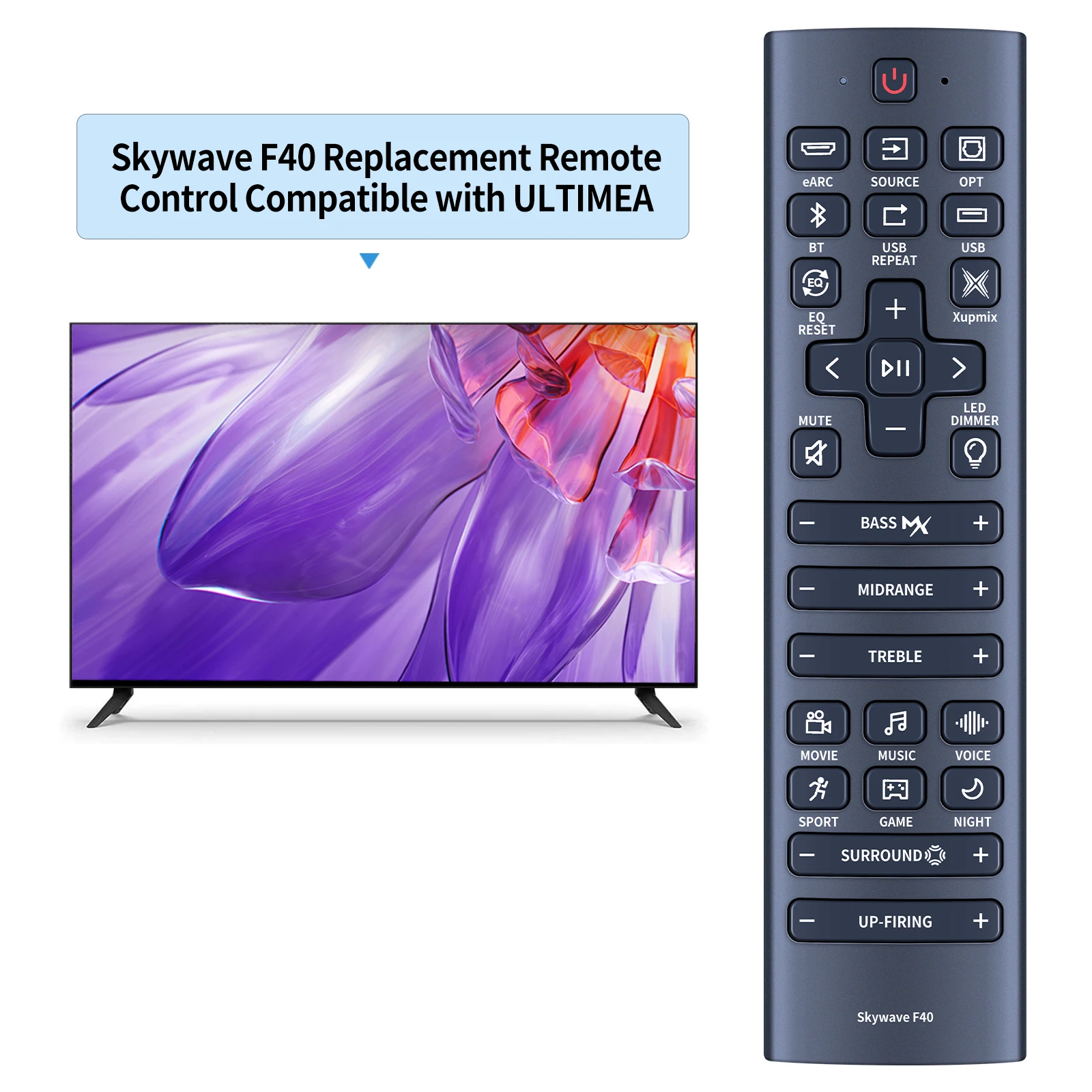 جهاز تحكم عن بعد جديد لمكبرات الصوت ULTIMEA Skywave F40