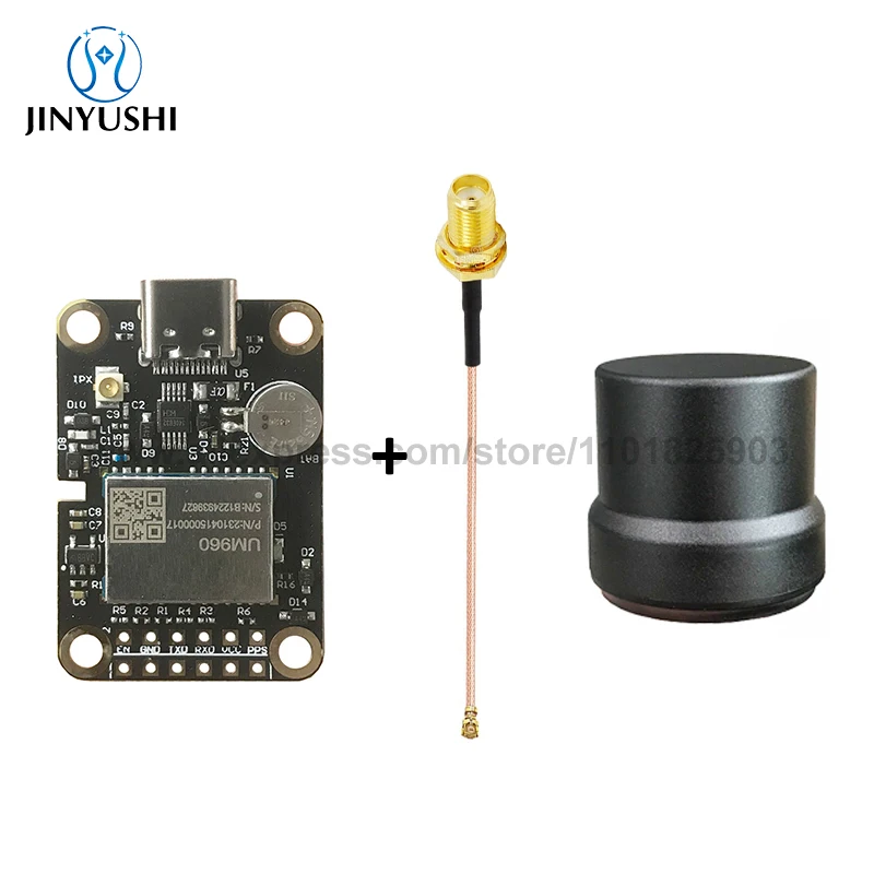 

EM-960D1 GNSS RTK Base Rover Station OEM Development Kit USB Type C Board GPS Beidou Glonass Galileo Directional Module