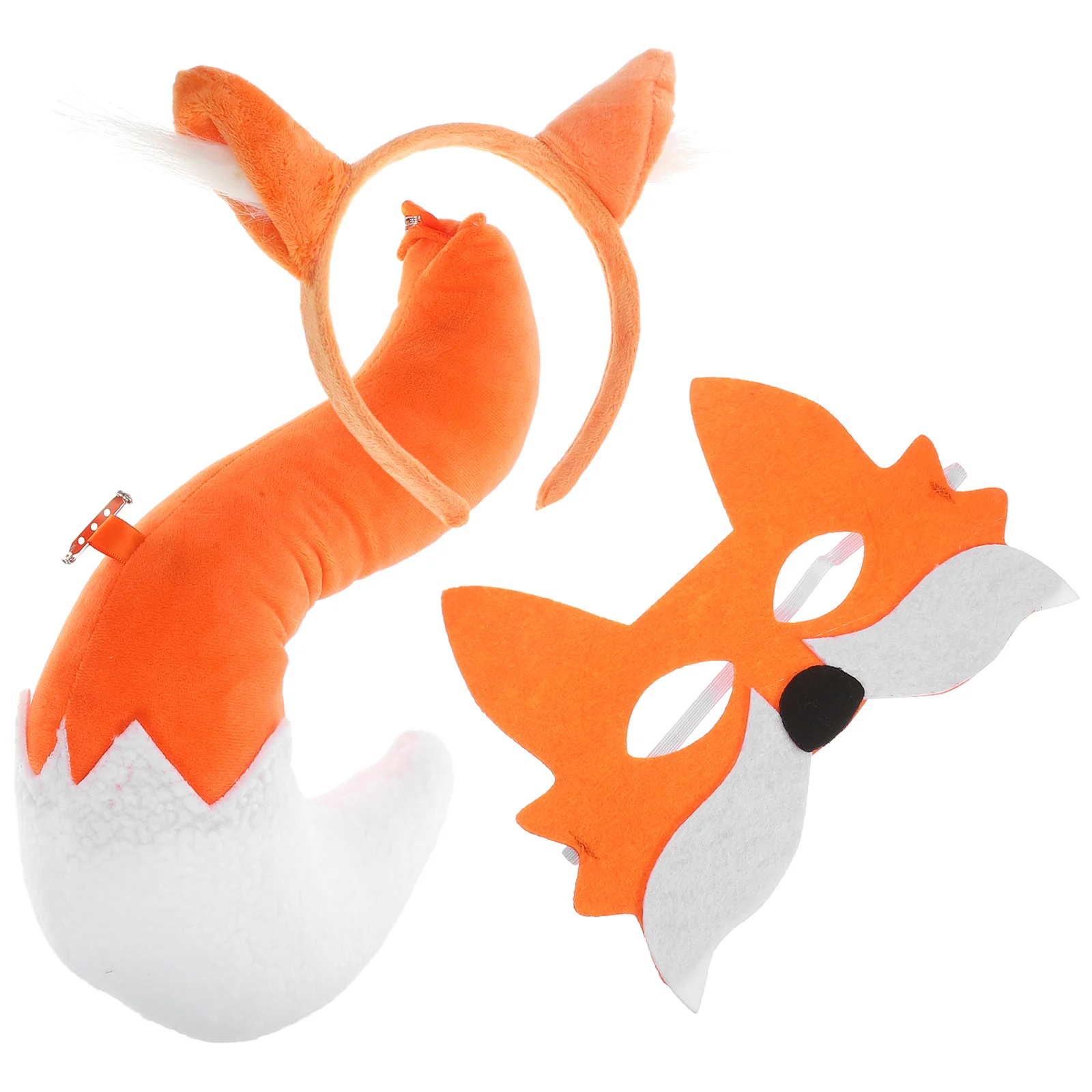 Cosplay Costumes Halloween Toys Animal Tail Fox Accessories Crystal Headband Supplies Man Tails