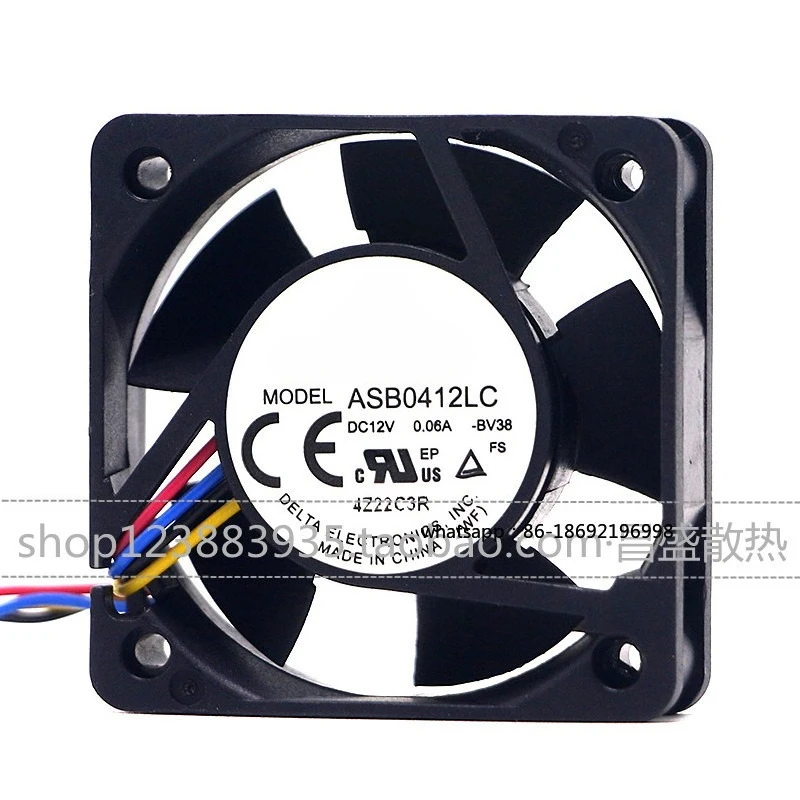

ASB0412LC 4 см, 12 В, 0,06 А, 4-проводной бесшумный охлаждающий вентилятор с контролем температуры 4013