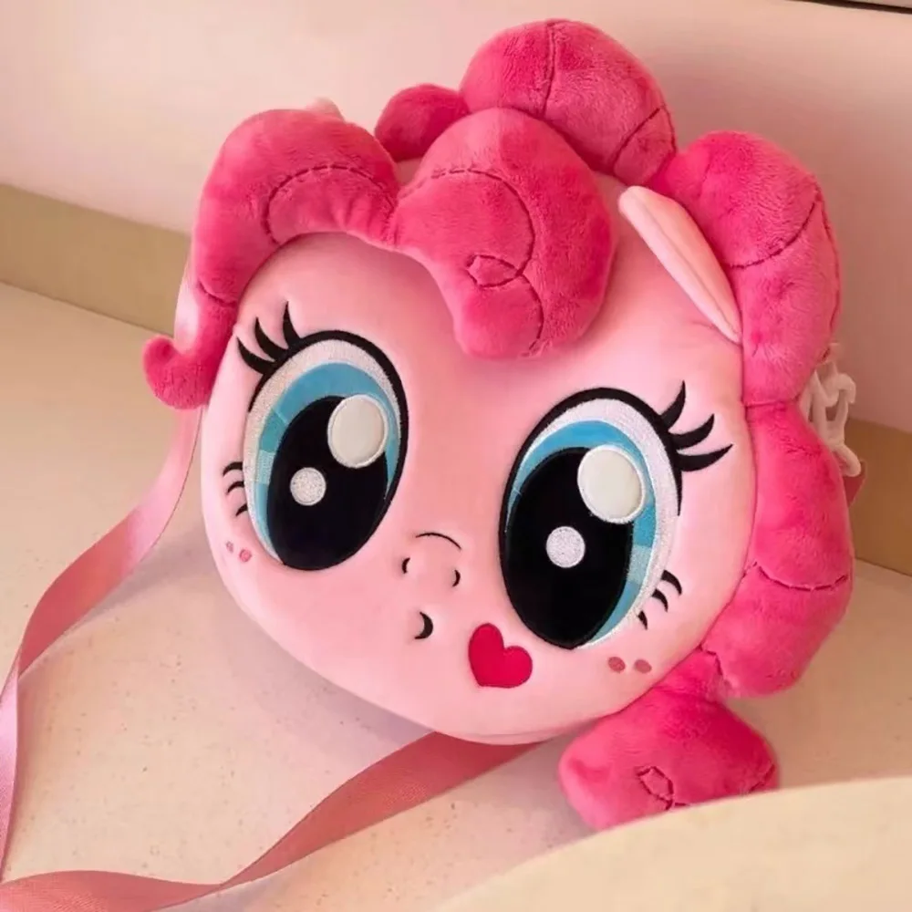 My Little Pony Kawaii Pinkie Pie Plush Bags Cute Cartoon Messenger Bag Large Capacity Satchel Fashion Backpacks Gift For Friends