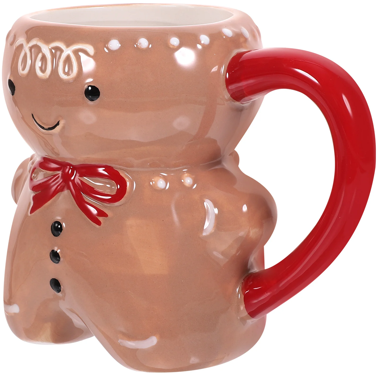 

Gingerbread Man Cup Tea Mug Lovely Breakfast Ceramic Milk Latte Gift Ceramics Coffee Father Christmas