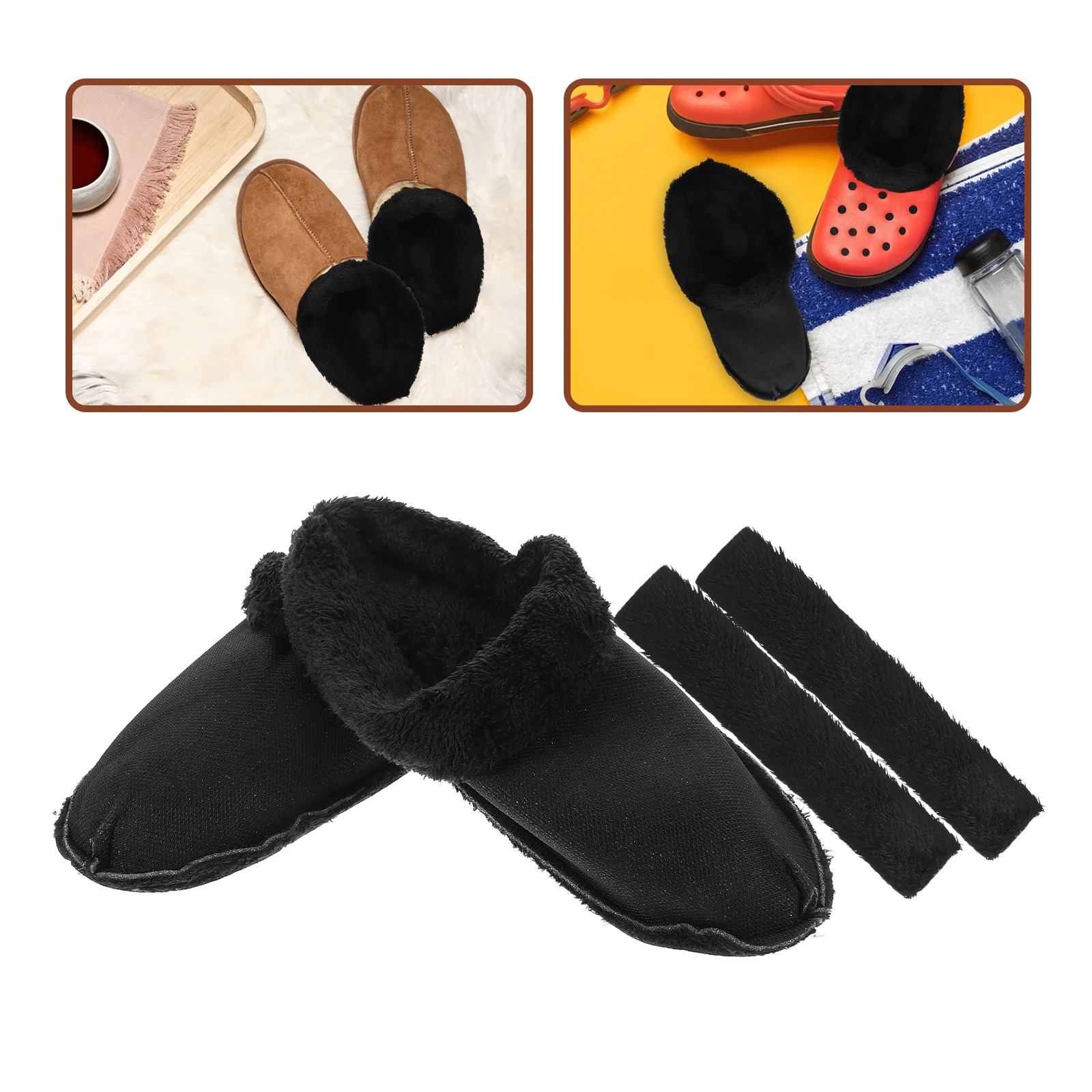 Thermal Cover Ingrown Slipper Insoles Gel Front and Wiper Blades Toe Warmers Winter Shoe Filler Liners