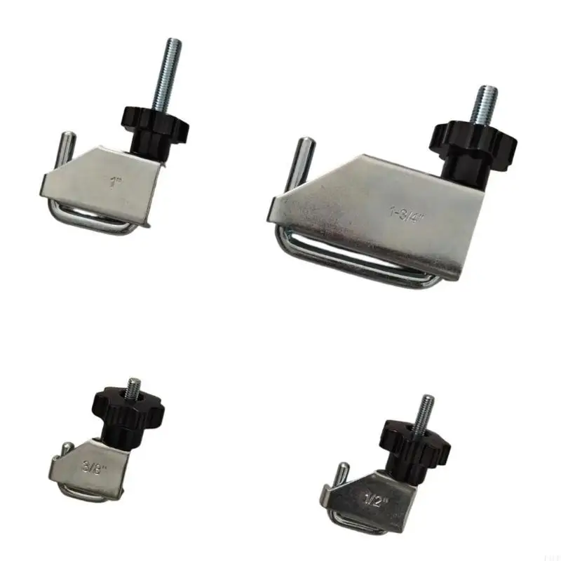F1CF 4Pcs Alloy Steel U Shaped Automotive Hose Clamp Clip  Tool For Secure Sealing