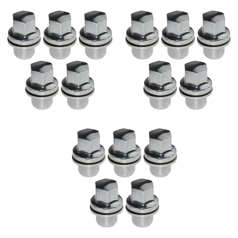 15Pcs RRD500290 Wheel Nut Cap For Land Rover Discovery 3 4 Range Rover L322 Sport 2004-2009 Hub Screw Cover