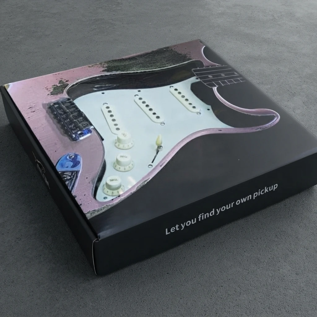 50s SSS Single Coil Loaded Pickguard, Prewired Assembly, Alnico V Magnets, 5-Way Switch, Classic Tone for ST Style Guitars