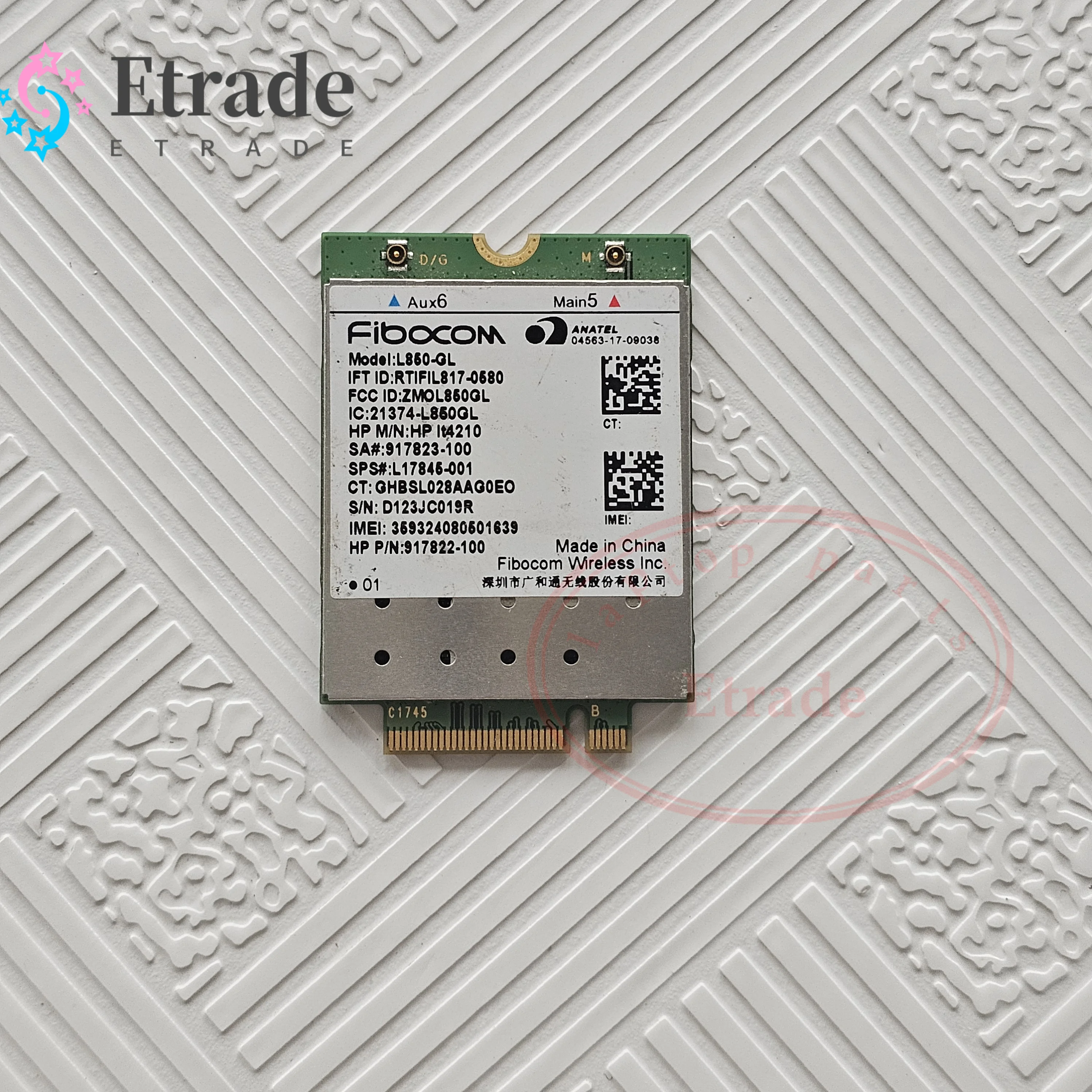 L850-GL 4G LTEM. 2 Network Wireless Module 917823-100 HP430 440 840 G5 L17845-001