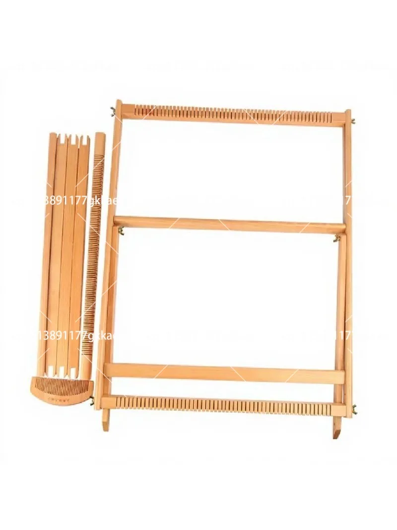 Solid Wood Tapestry Knitting Machine Weaving Loom with Stand Arts & Crafts Frame Loom for Beginners Craft Supplies