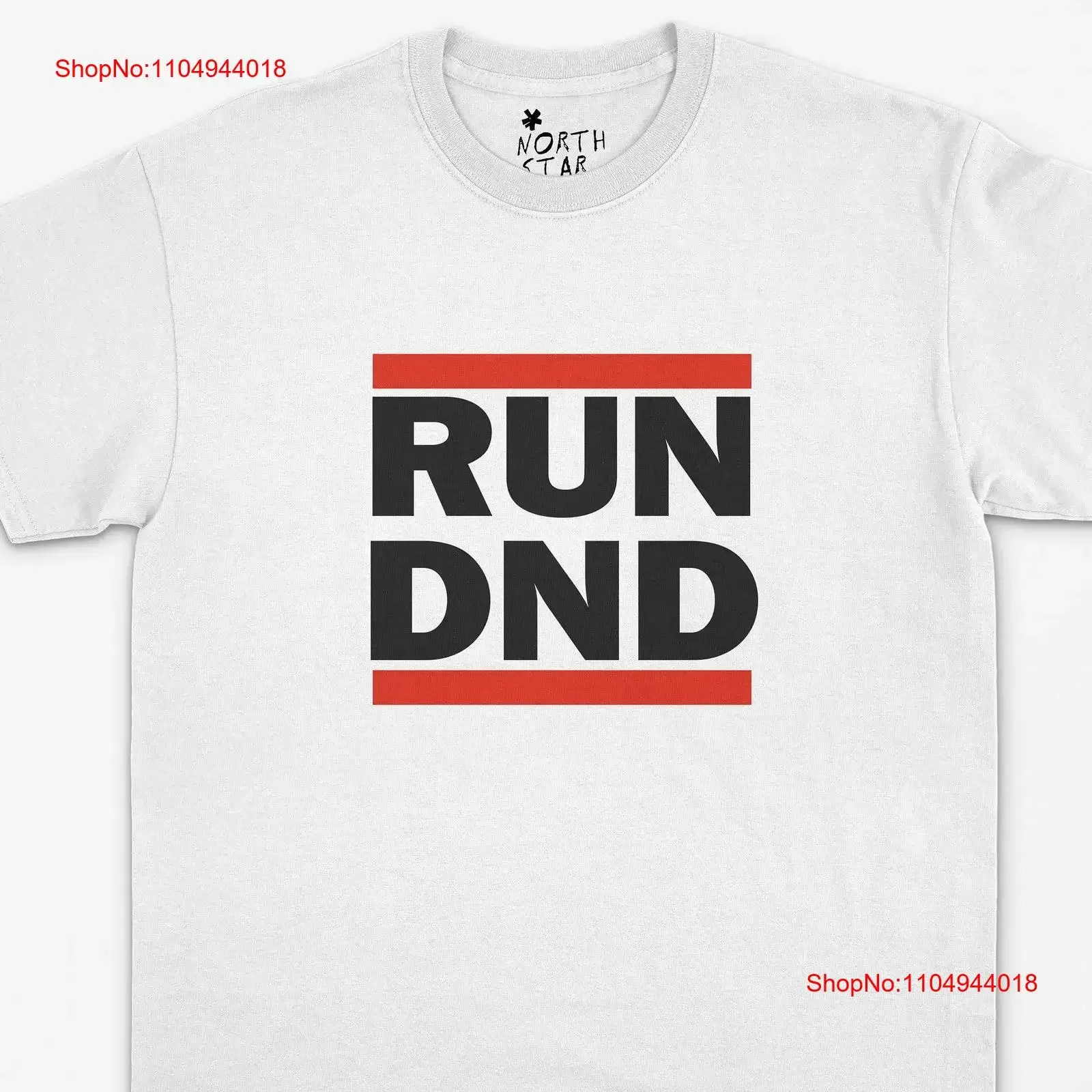 تي شيرت Run DND Gamer Dungeon and Dragons Master lotr Roleplay RPG S M L XL عتيق جرافيك مغسول كاجوال مريح