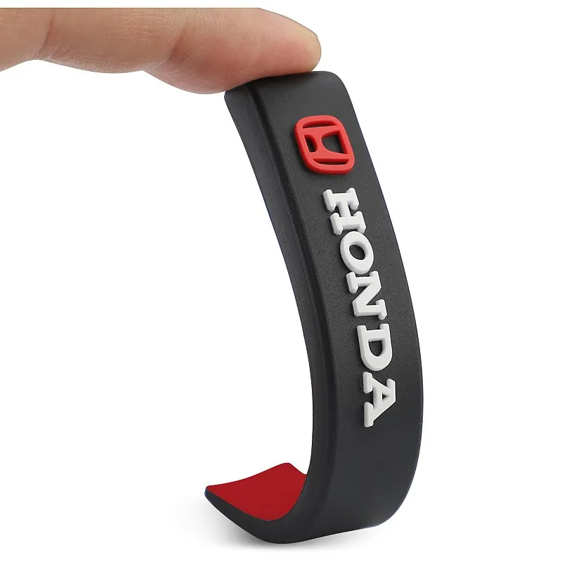 6Pcs Rubber Anti-Collision Strip Car Door Rearview Mirror Protector Stickers For Honda Civic Accord Fit Jazz CRV BRV HRV Insight