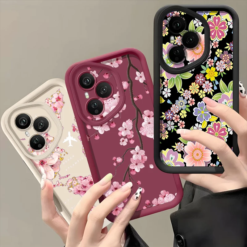 Small Flowers Pattern Phone Case For Honor 400 200 Pro Magic7 Lite X8c X9c Smart X6a X6b X6c Shockproof Soft TPU Silicone Cover
