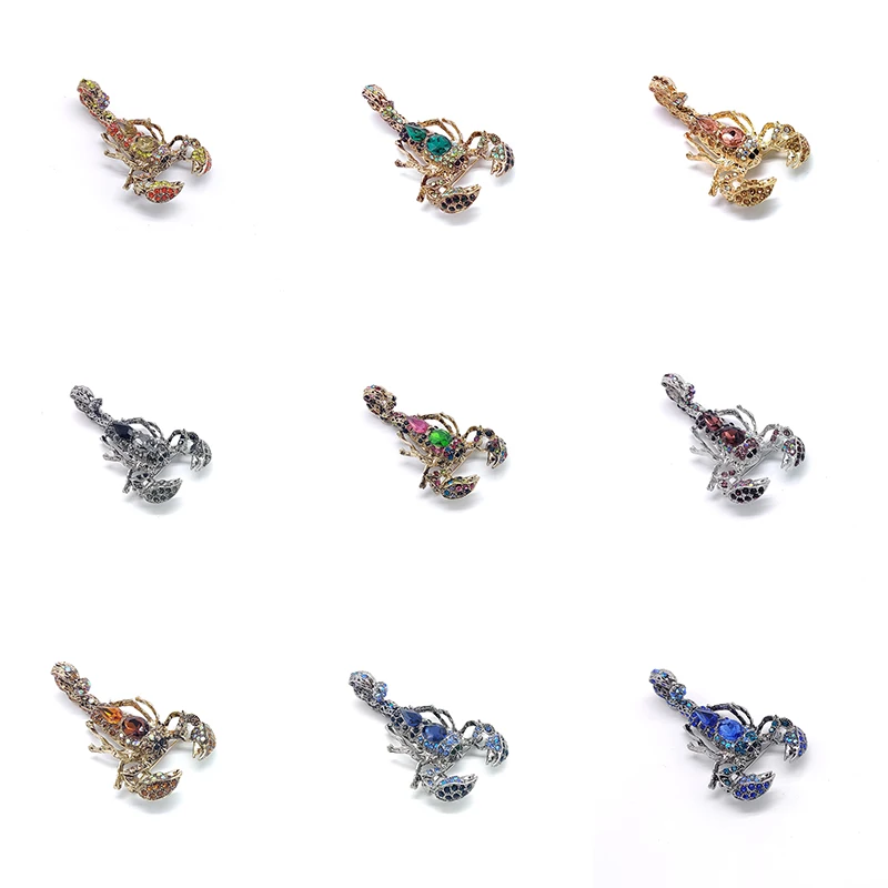 2025 New Three-dimensional Shape Animal Scorpion Brooch Wear Clothing Accessories Four Seasons Universal  Fine Jewelry