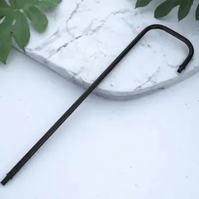 

Lamp Curved Stem Desk Elbow Black Iron Modern Bedroom Table Lamp Parts Repair Kits Lighting Fixture Downrods Stems