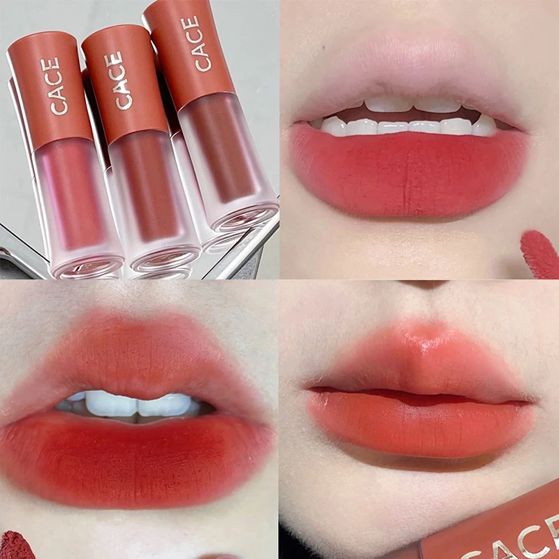 Mat Bruin Rood Fluwelen Lipgloss Langdurige Niet-Markering Nude Roze Rode Sexy Waterdichte Vloeibare Lipsticks Koreaanse Make-Up Cosmetisch