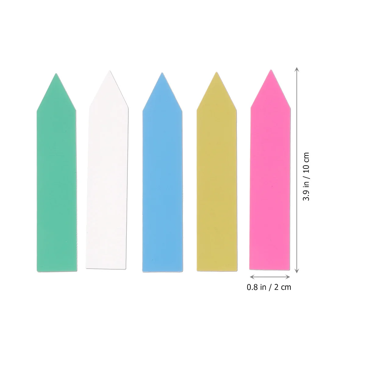 

500Pcs 10x2cm T-Typed Waterproof Garden Labels Nursery Tags Markers Reusable Plant Tags Easy Insertion Long Service Life Pink
