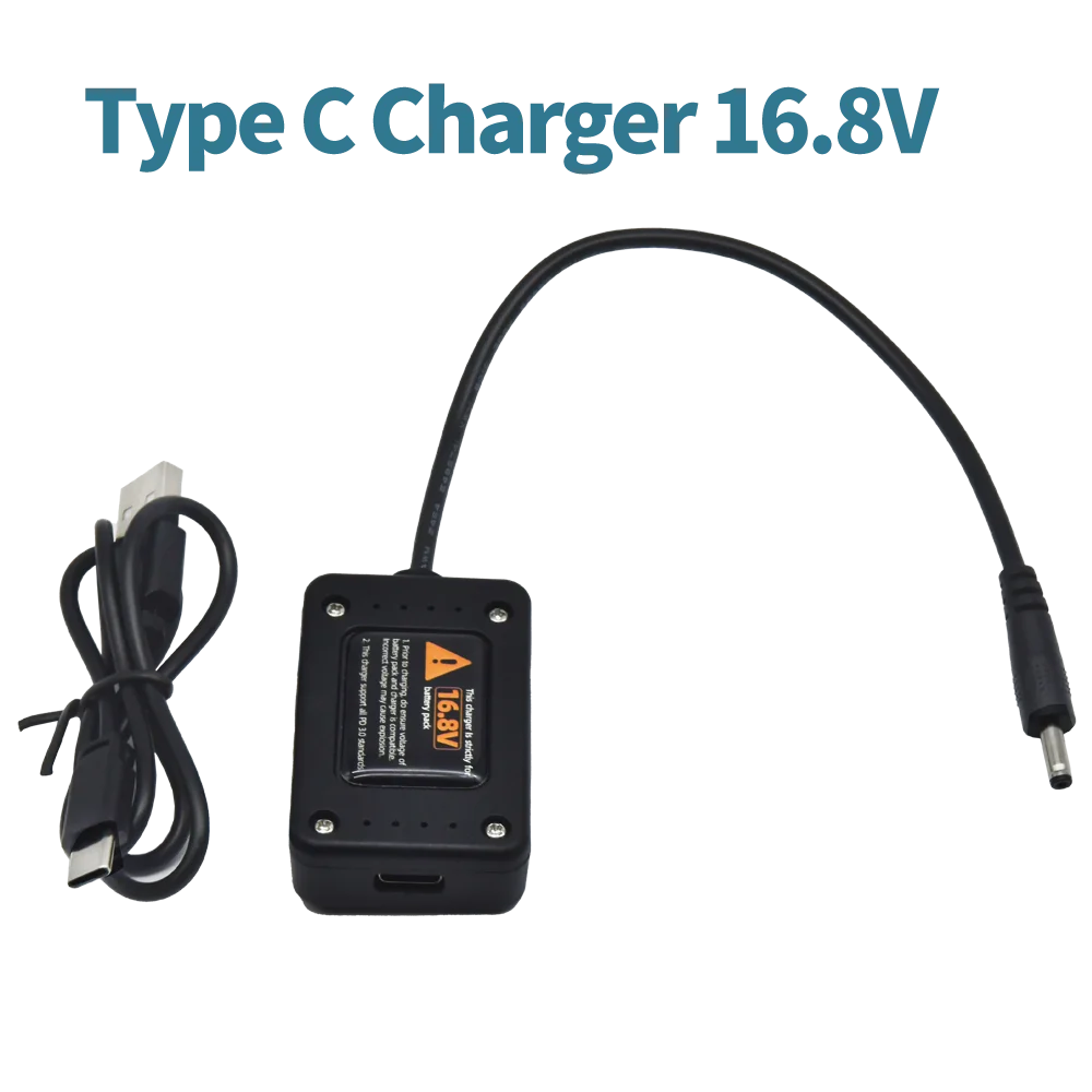 

SUPE Scubalamp Type C Charger 16.8v