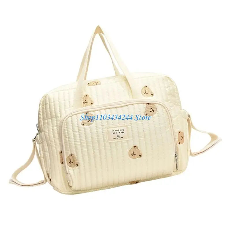 Wielofunkcyjna torba na pieluchy dla niemowląt z wieloma przegródkami Przenośna torba do przechowywania torebek do codziennego i