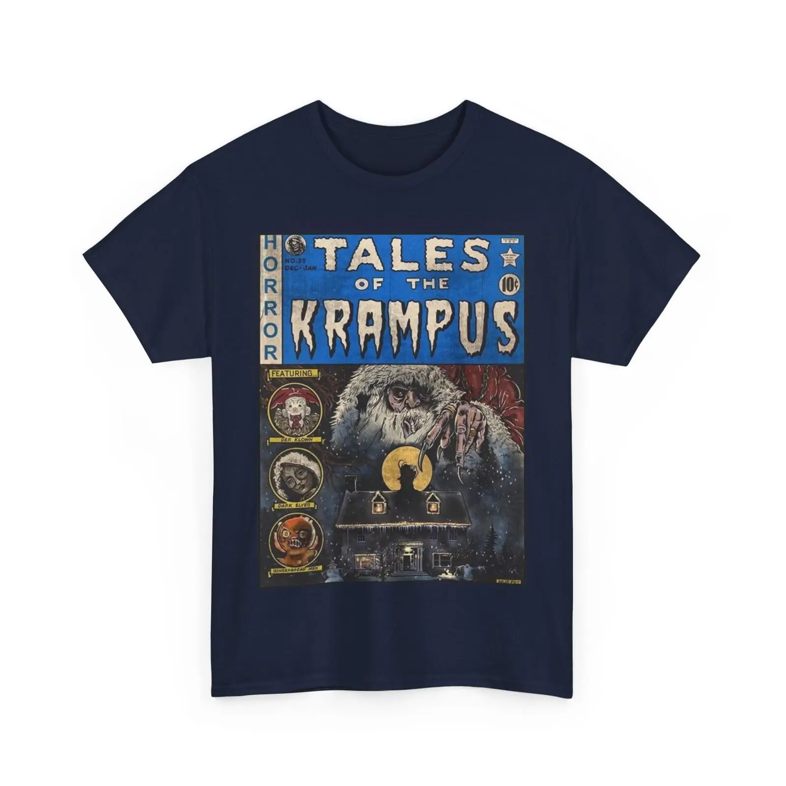 

Krampus Movie Horror Comic T shirt Unisex Heavy Cotton Tee