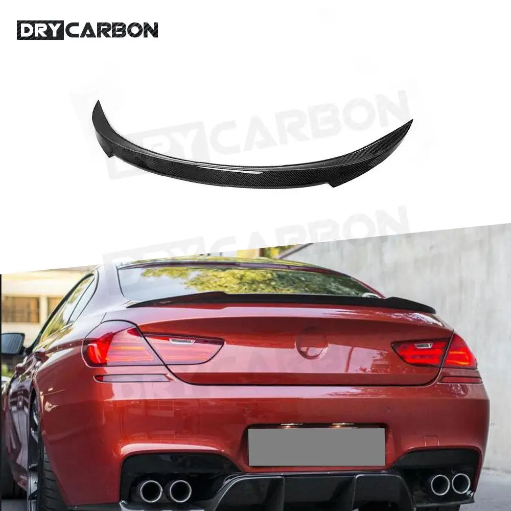 

For BMW 6 Series F06 M6 F12 F13 640i 640d 650i 2011-2017 Carbon Fiber Rear Trunk Spoiler Tail Wing Car Body Kit Accessories