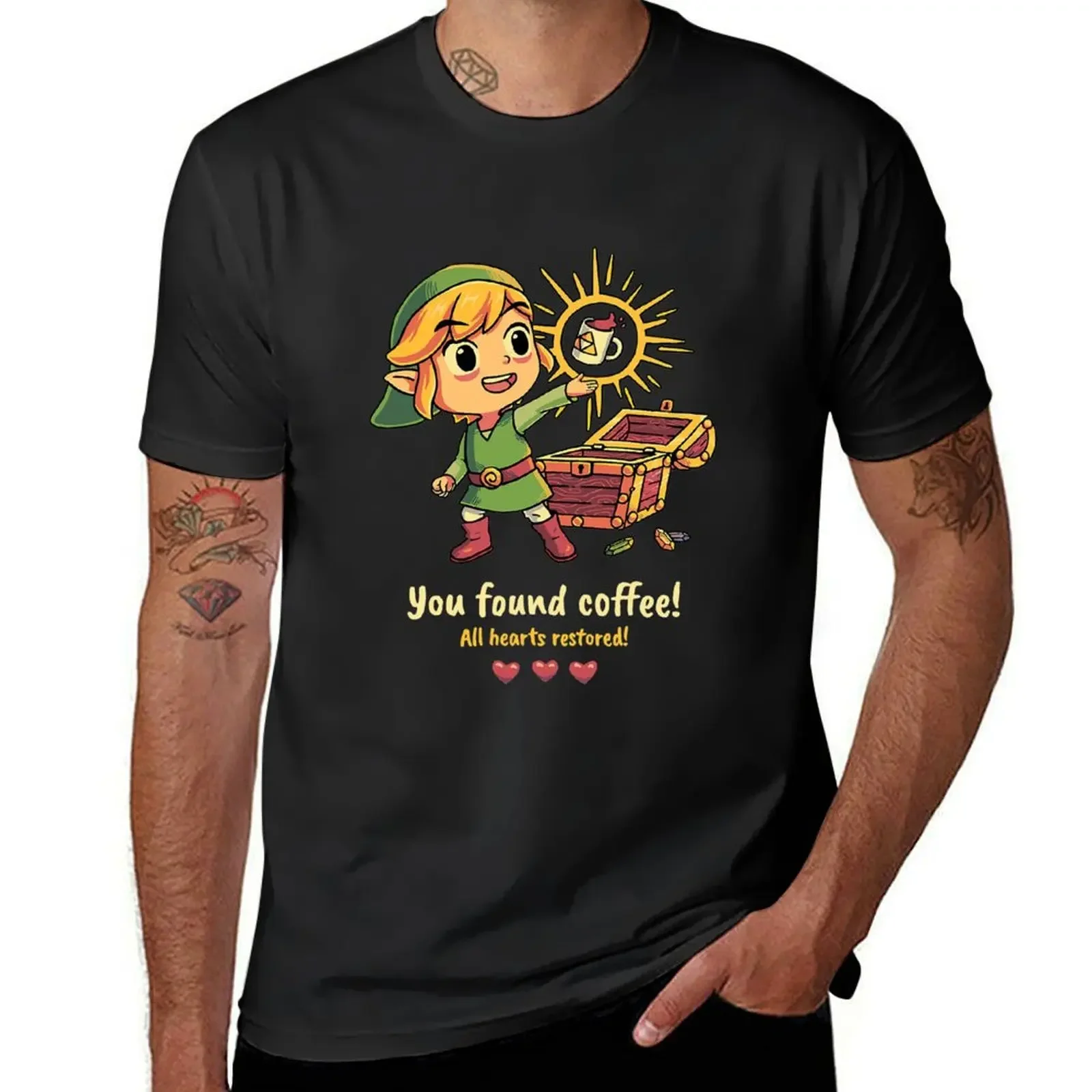 

YOU FOUND COFFEE ALL HEARTS RESTORED T-Shirt sports fans oversizeds oversized boys animal print t shirts for men pack