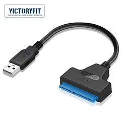 Yüksek hızlı USB SATA kablosu harici sabit Disk okuyucu 2.5 HDD SSD sabit Disk adaptör 22cm/35cm/50cm USB 3.0/2.0 isteğe bağlı