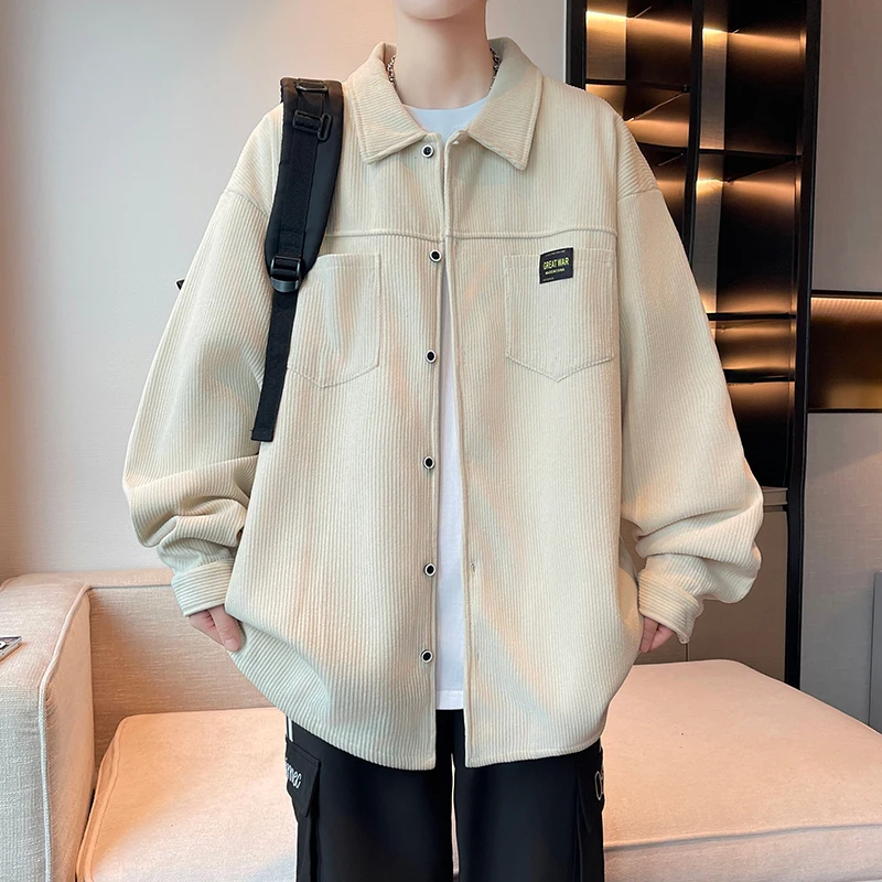 

Повседневная мужская толстовка с длинным светом, дизайн Ne, весна-осень, модная верхняя одежда из полиэфирного волокна, чистый цвет