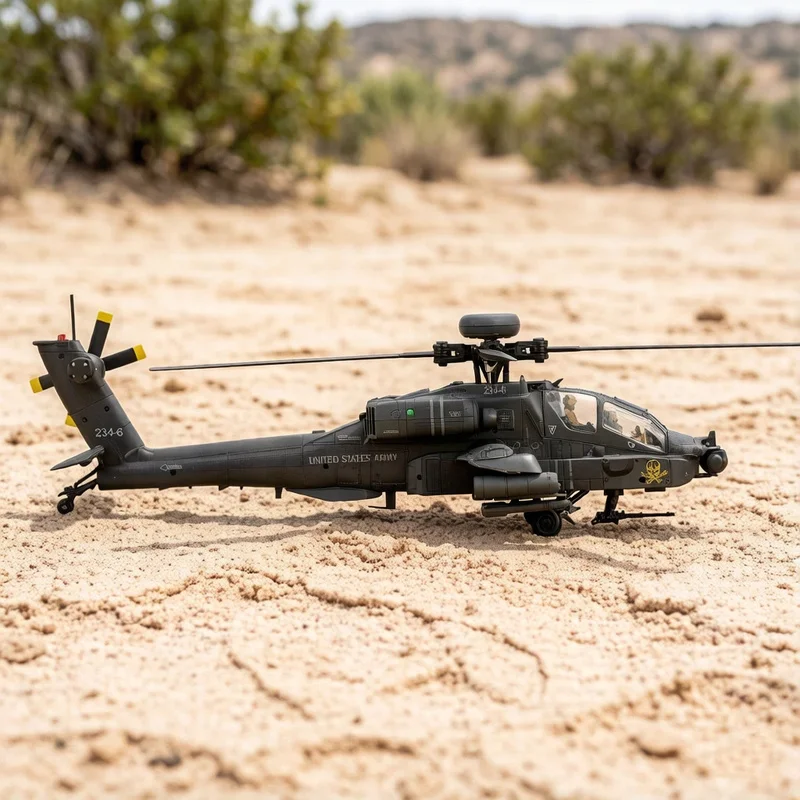 

New RC ERA Apache C170 Remote Control Armed Helicopter Optical Flow Positioning Six-Pass Brushless Simulation Aircraft Model Toy