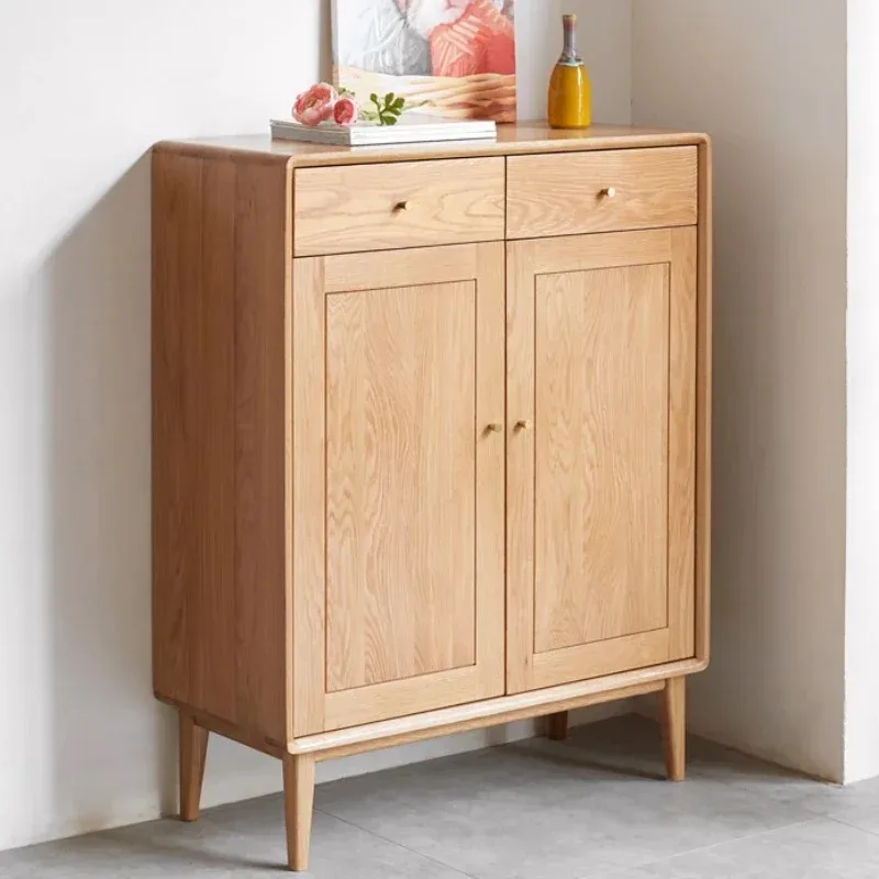 شقة رخيصة رف الأحذية غرفة المعيشة خشبية خارج الموضة خزائن الأحذية الرخيصة توفير المساحة الطابق Archivadores ديكور المنزل #1