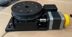 High precision worm gear and worm 42 stepper motor turntable hollow belt scale for Precision Machine