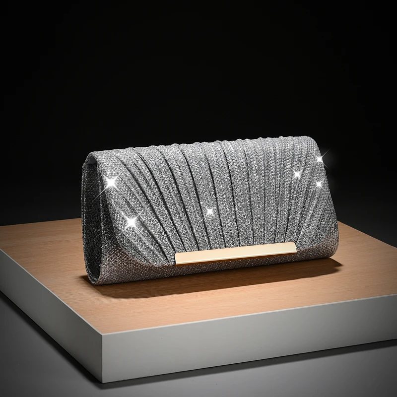 Luxury Wedding Envelop Clutch Bags Fashionable Chic Shiny Evening Bag Manual for Bridal ladies party hand bags