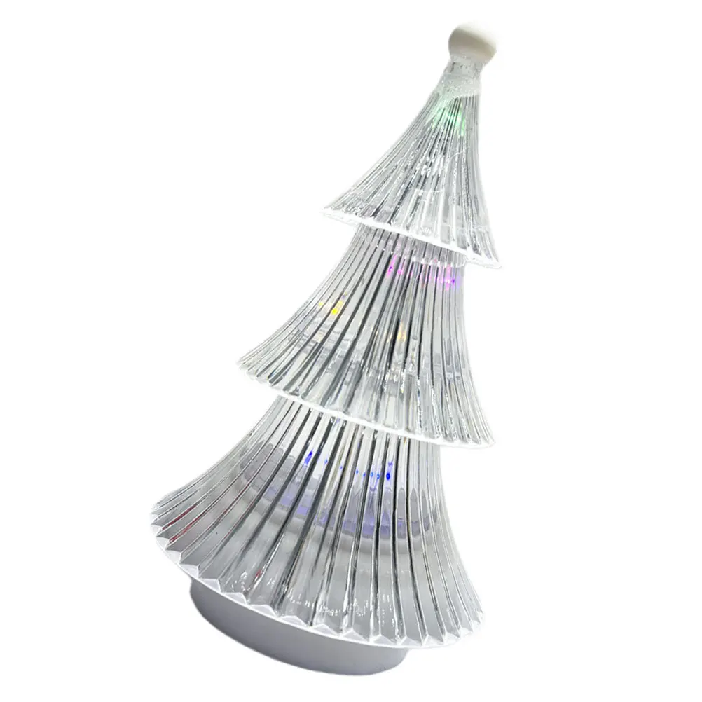 الساحرة متوهجة شجرة عيد الميلاد ضوء الليل سطح المكتب مصباح الديكور احتفالي لأي مصباح شجرة عيد الميلاد منضدية