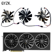 NEW For XFX Radeon RX6700 6700XT 6750XT Speedster MERC/Ultra Graphics Card Replacement Fan