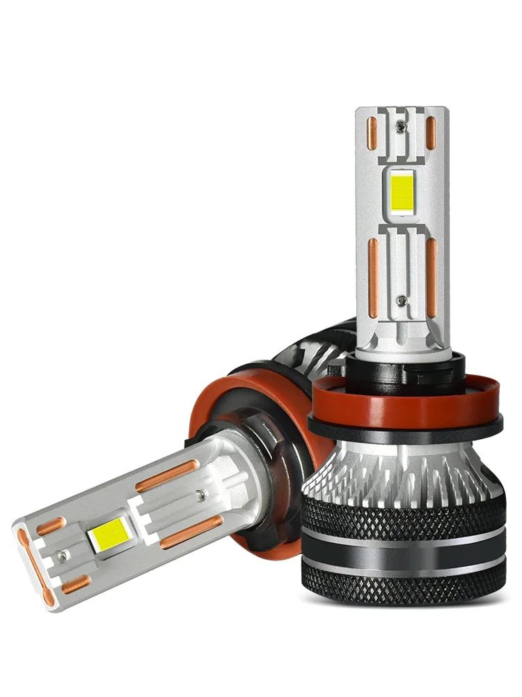 K5C H7 LED 60000LM 140W H7 Canbus Led-lampen 4300K LED H4 H11 HB3 9005 HB4 9006 K6C led Doppel Kupfer Rohr Nebel Licht 12V 2PCS