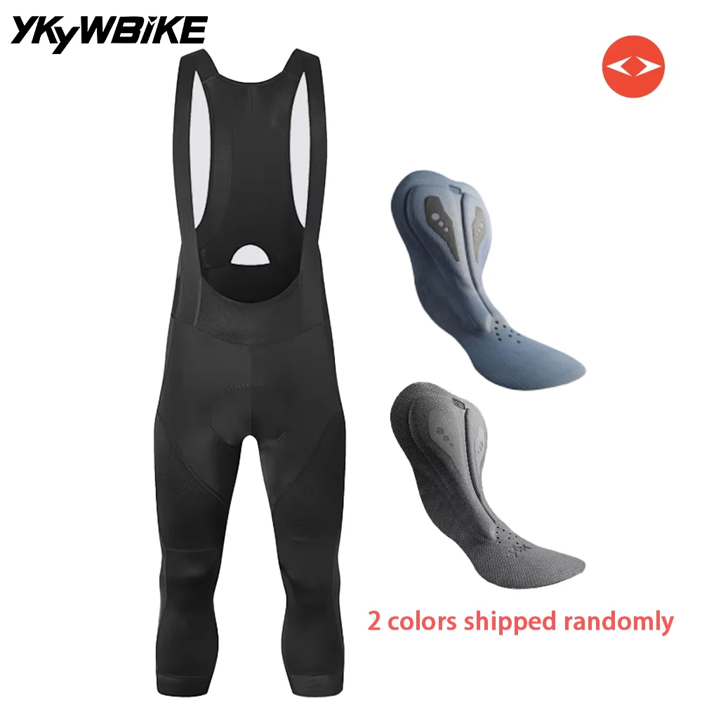 Ykyw Herren Pro Team Träger hose Radhose Hose Sport MTB Fahrrad bekleidung Mann Fahrrads horts 4 Stunden Reiten gepolstert – Detail 13