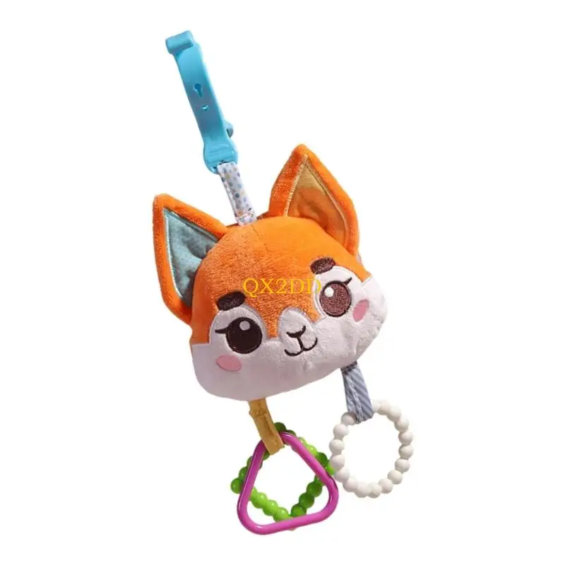 QX2D – hochet en peluche douce pour berceau, jouet Mobile pour nouveau-nés, développement visuel sensoriel, pendentif avec