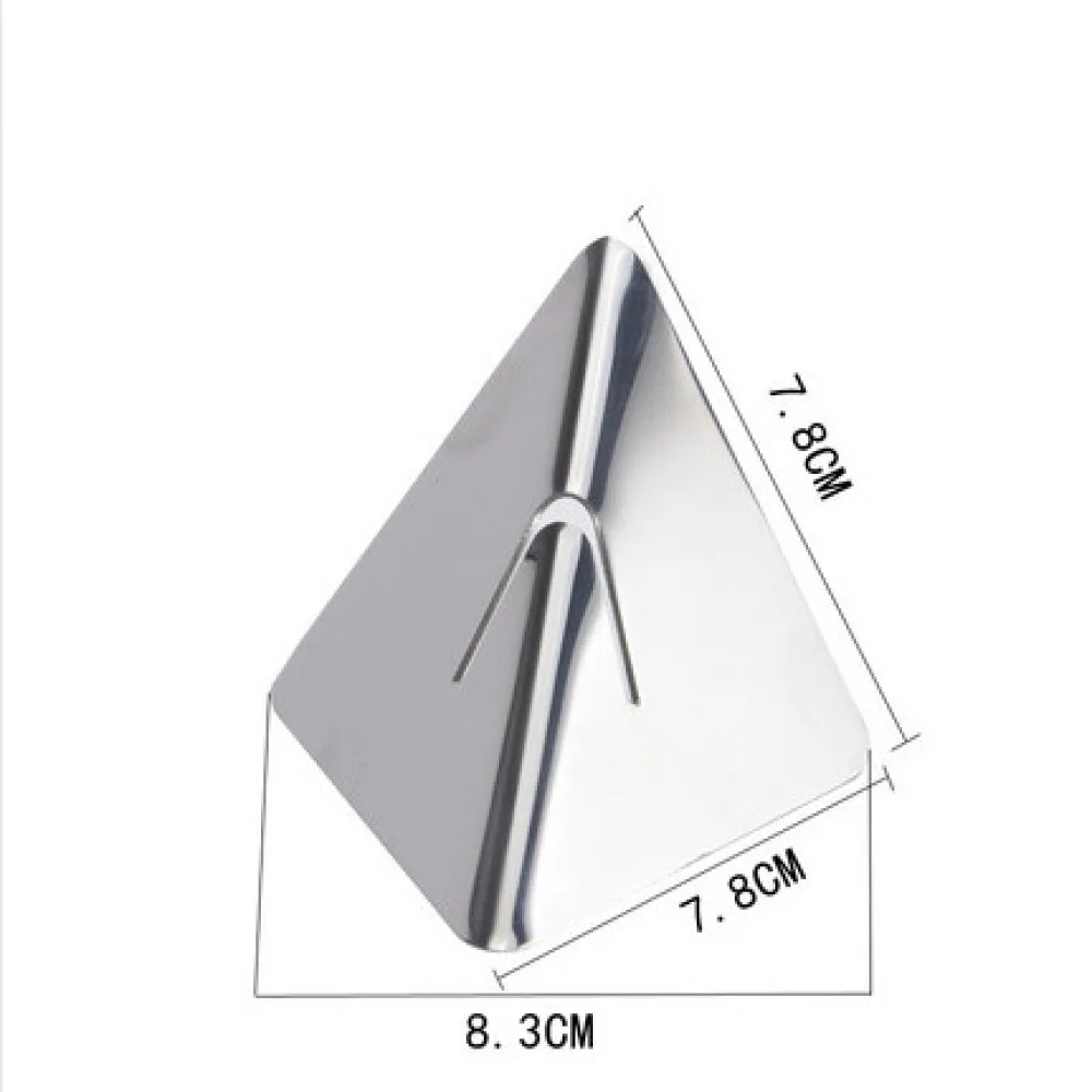 Solid Metal Table Sign Holder Stainless Steel Business Card Stand Professional Menu Display Clip For Hotel Reception